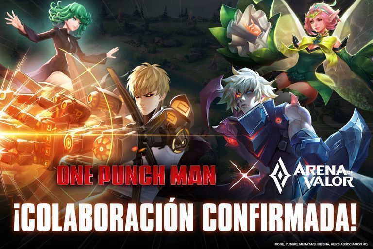 Header image ¡La colaboración entre Arena of Valor y One-Punch Man comienza hoy!